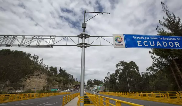 Straße in Ecuador 