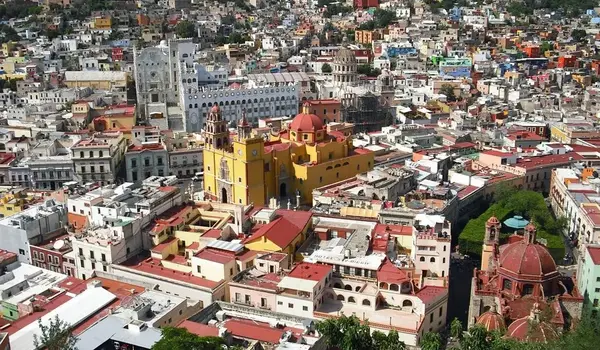 Sie Stadt Guanajuato in Mexiko