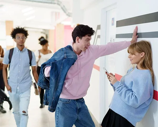 Schüler eine Highschool