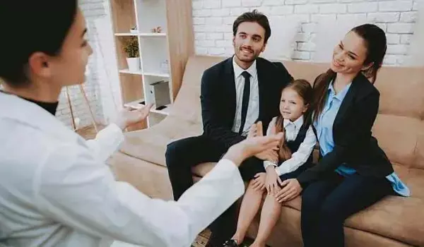 Familie mit einem Kind 