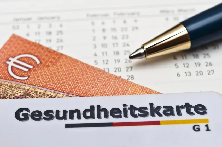 Gesundheitskarte und Geld