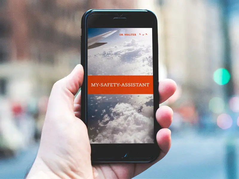 Screenshot der App MY-SAFETY-ASSISTANT