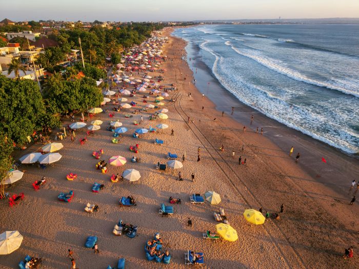 Strand auf Bali, Indonesien