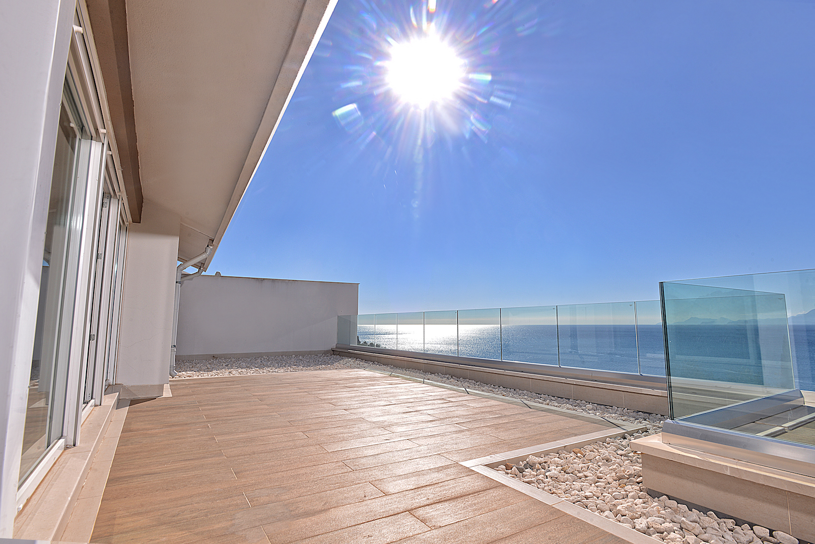 Terrasse am Meer